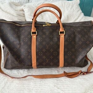 Louis Vuitton Brown Monogram Duffel Bag